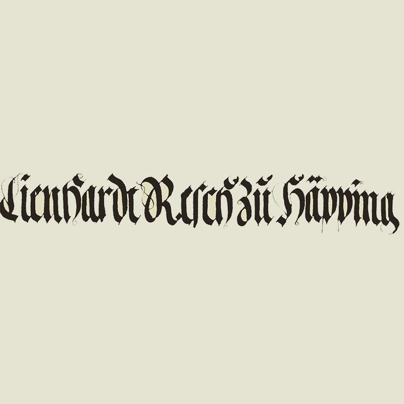 Urkunden-Unterschrift